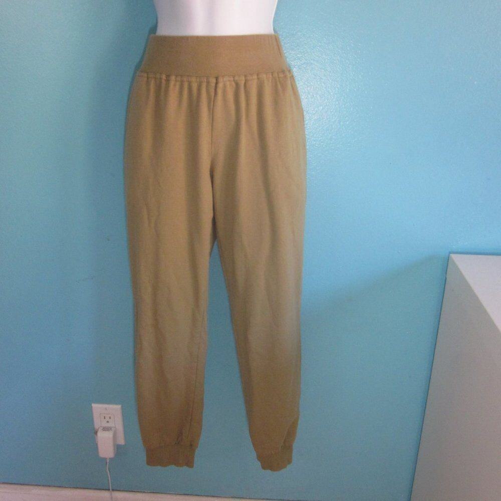 Young Fabulous and Broke Womens Size XS Olive Green Cotton Jogger Sweatpants